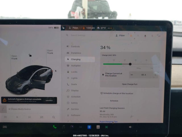 5YJ3E1EA9KF325661 Tesla Model 3 Long Range/mid Range/standard Range/standard Range Plus