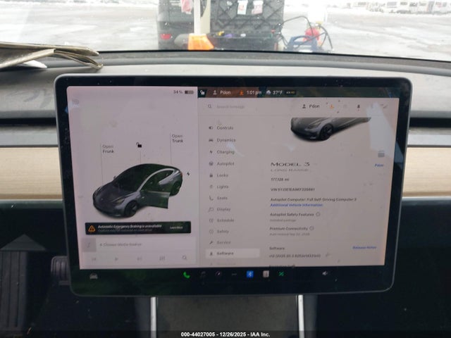 5YJ3E1EA9KF325661 Tesla Model 3 Long Range/mid Range/standard Range/standard Range Plus