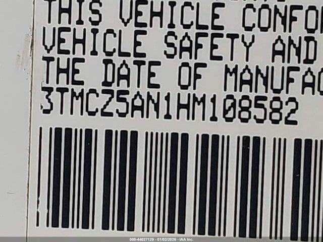 3TMCZ5AN1HM108582 Toyota Tacoma Trd Off Road