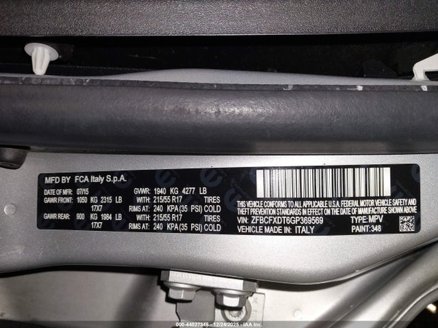 2016 FIAT 500X ZFBCFXDT6GP369569 Photo 8