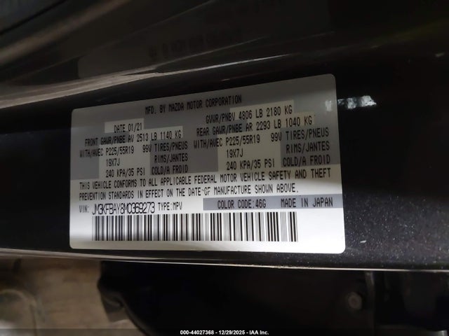 JM3KFBAY8M0369273 Mazda Cx-5 Grand Touring Reserve