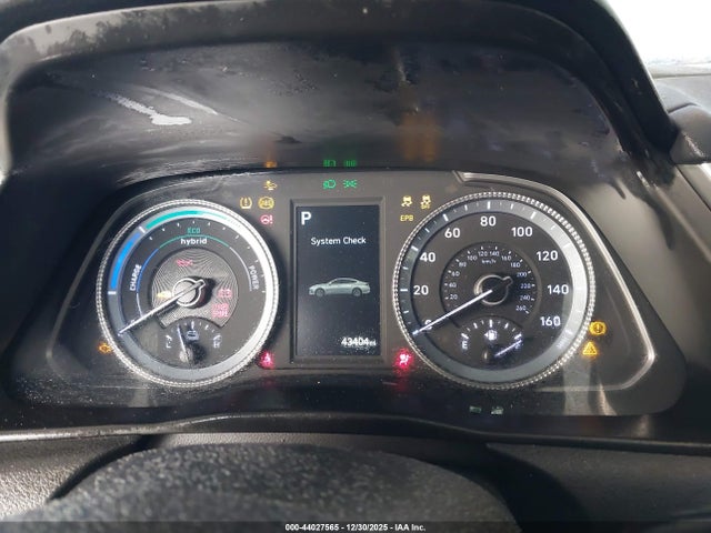 KMHL24JJ3PA053829 Hyundai Sonata Hybrid Blue
