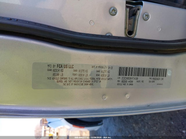 Dodge Charger Sxt Rwd 2019 2C3CDXBG3KH714180 Image 9