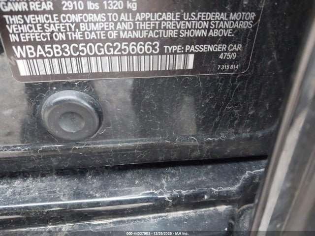 2016 BMW 535I WBA5B3C50GG256663 Photo 8