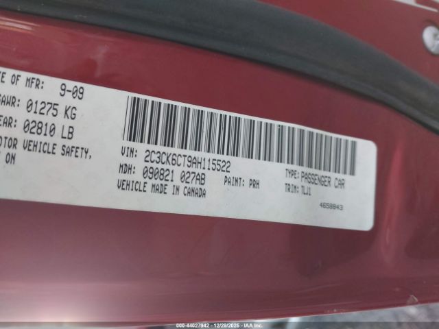 2010 CHRYSLER 300C 2C3CK6CT9AH115522 Photo 8