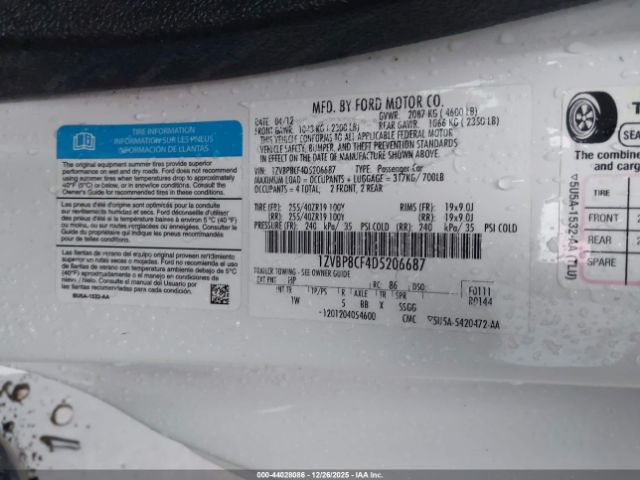 2013 FORD MUSTANG 1ZVBP8CF4D5206687 Photo 8