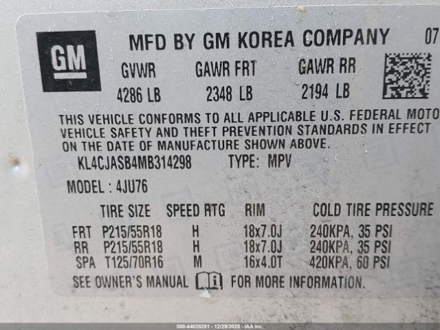 2021 BUICK ENCORE KL4CJASB4MB314298 Photo 8