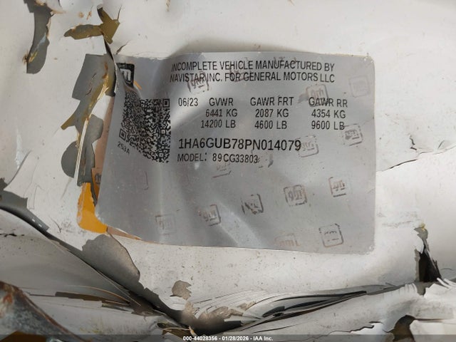 1HA6GUB78PN014079 Chevrolet Express Cutaway 4500 Van
