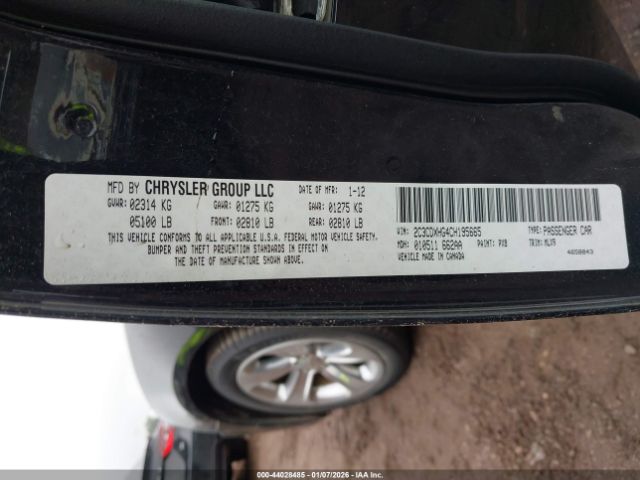 2012 DODGE CHARGER 2C3CDXHG4CH195665 Photo 8