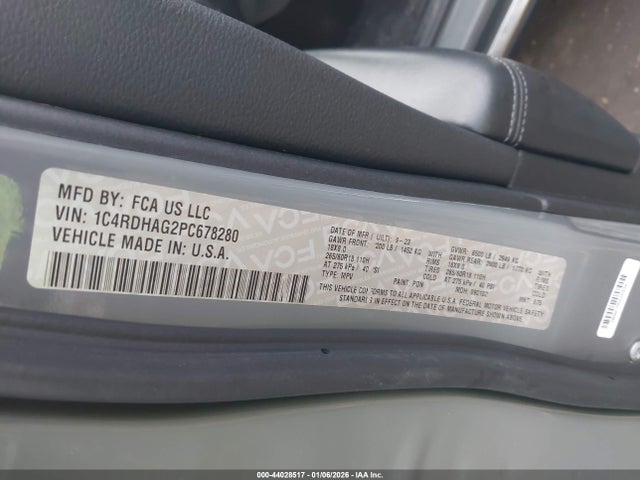 2023 DODGE DURANGO 1C4RDHAG2PC678280 Photo 8