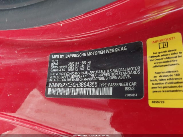 2017 MINI HARDTOP WMWXP7C50H3B94355 Photo 8