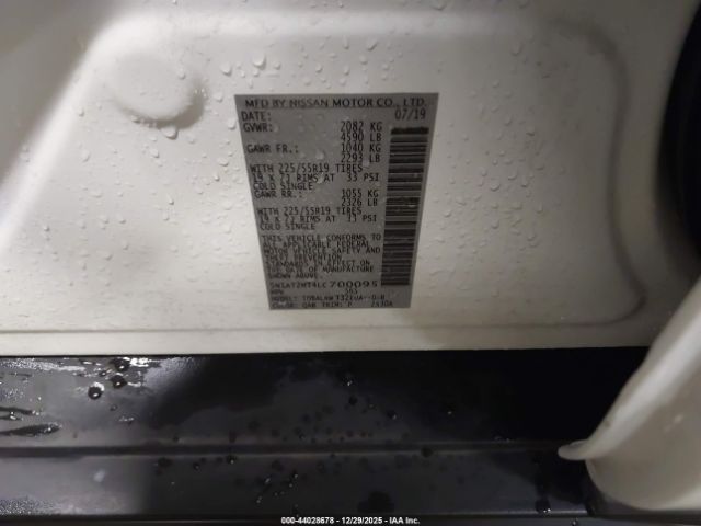 2020 NISSAN ROGUE 5N1AT2MT4LC700095 Photo 8