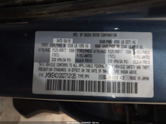 2016 MAZDA CX-5 JM3KE4CY2G0712126 Photo 8