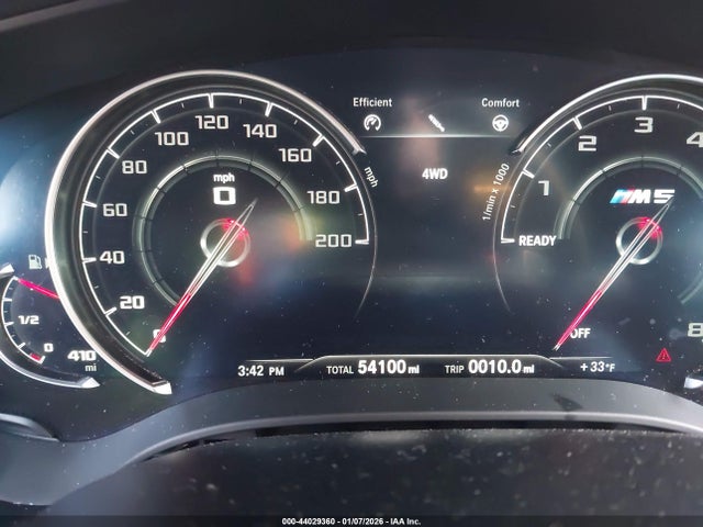 Aukcja sprzedaży 2019 Bmw M5, vin: WBSJF0C51KB447575, numer aukcji: 44029360