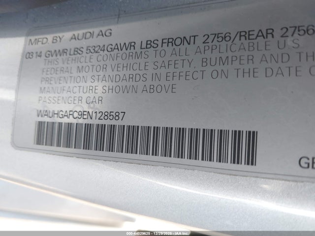 2014 AUDI A6 WAUHGAFC9EN128587 Photo 8