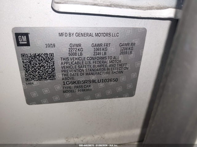 2020 CADILLAC CT6 1G6KB5RS9LU103650 Photo 8