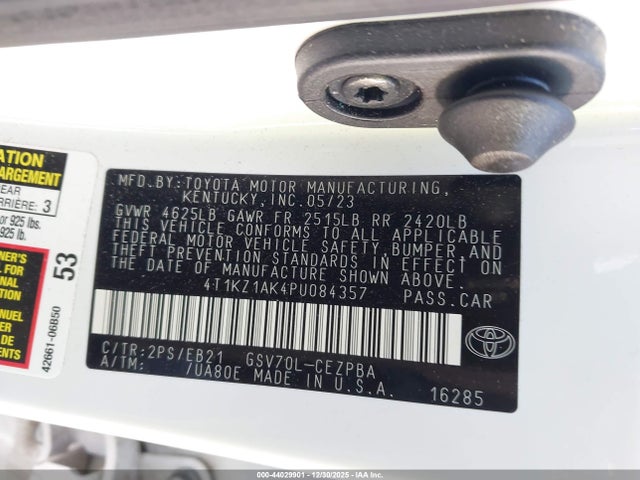Toyota CAMRY TRD 2023 4T1KZ1AK4PU084357 Image 9