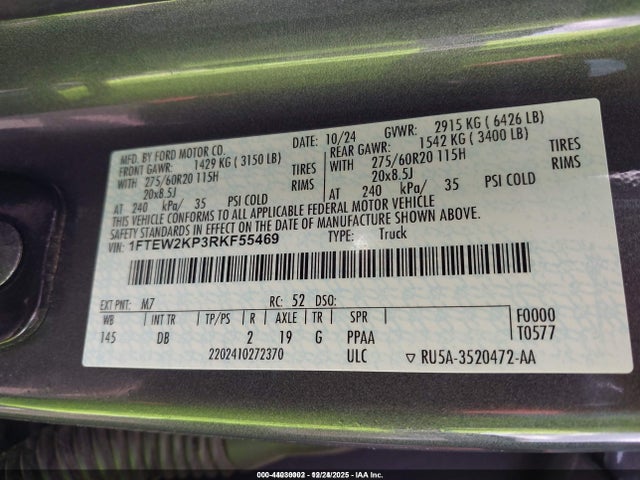 1FTEW2KP3RKF55469 Ford F-150 Stx