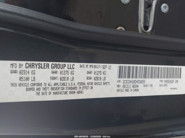 2013 DODGE CHARGER 2C3CDXHG9DH526659 Photo 8