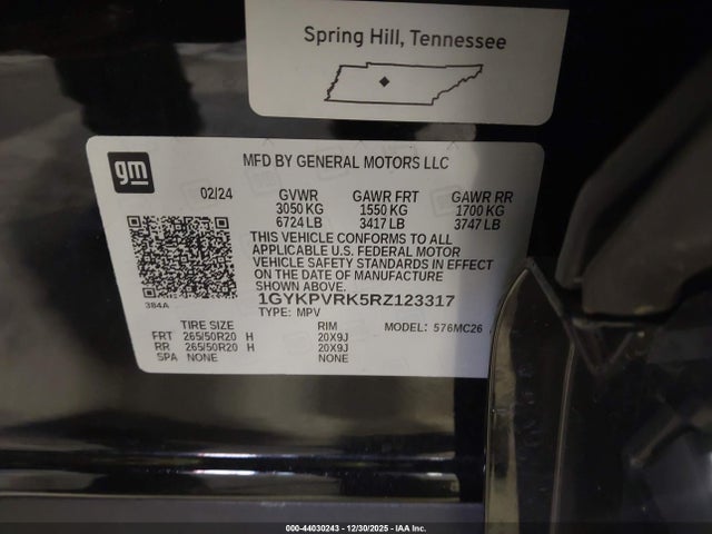 2024 CADILLAC LYRIQ 1GYKPVRK5RZ123317 Photo 8