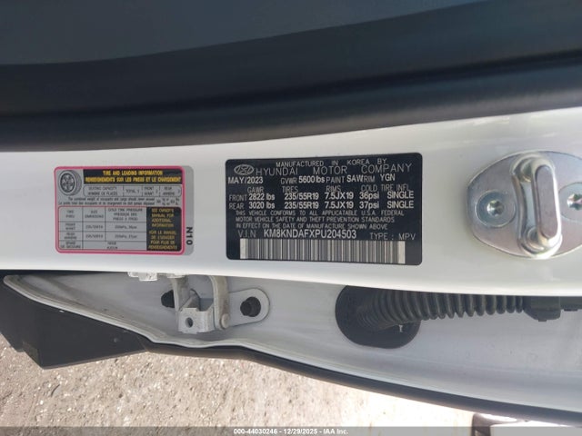 KM8KNDAFXPU204503 Hyundai Ioniq 5 Sel