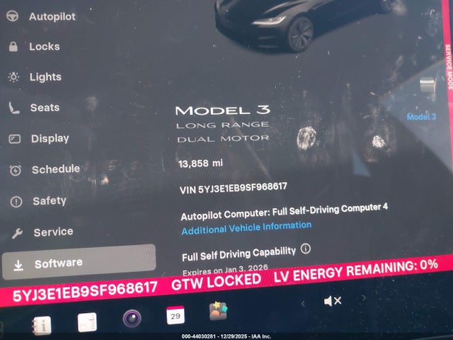 2025 TESLA MODEL 3 5YJ3E1EB9SF968617 Photo 6