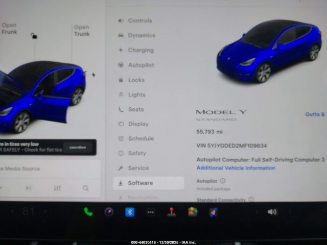 2021 TESLA MODEL Y 5YJYGDED2MF109634 Photo 6