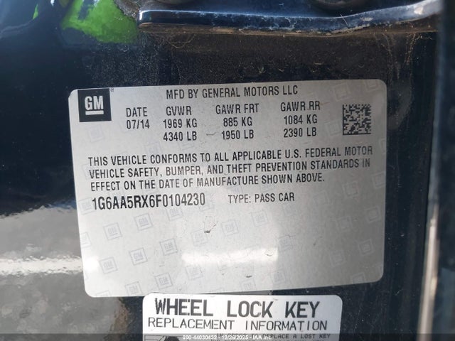 2015 CADILLAC ATS 1G6AA5RX6F0104230 Photo 8