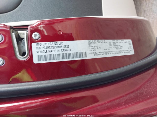 2021 CHRYSLER PACIFICA HYBRID 2C4RC1S73MR510823 Photo 8