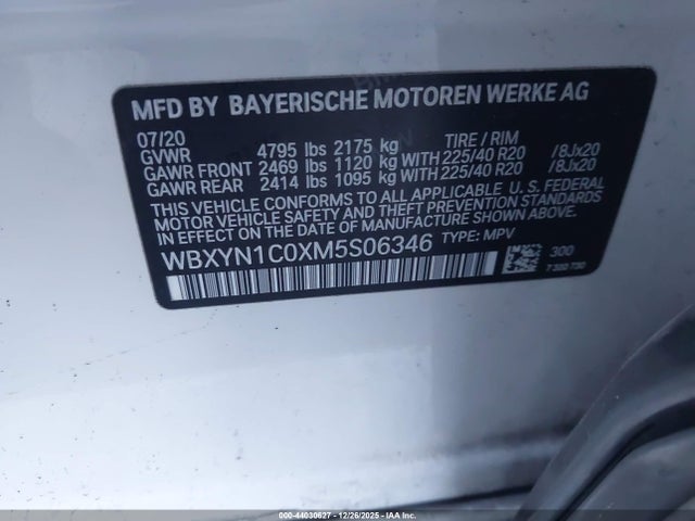 WBXYN1C0XM5S06346 BMW X2 M35i