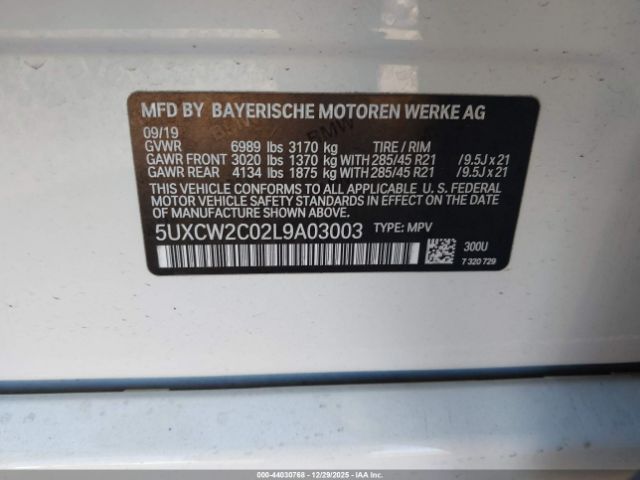 2020 BMW X7 5UXCW2C02L9A03003 Photo 8