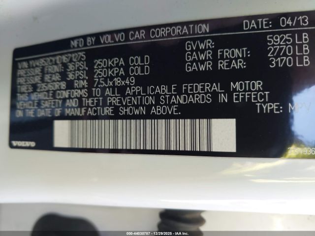 2013 VOLVO XC90 YV4952CY1D1671275 Photo 8