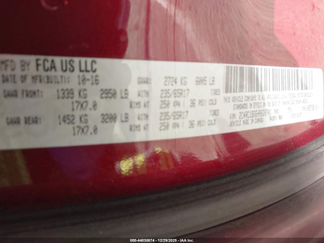 2017 CHRYSLER PACIFICA 2C4RC1BG6HR620741 Photo 8