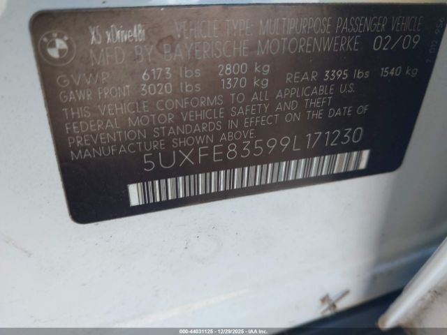 2009 BMW X5 5UXFE83599L171230 Photo 8