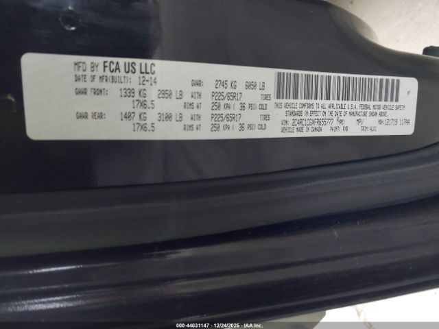 2015 CHRYSLER TOWN & COUNTRY 2C4RC1CGXFR655777 Photo 8