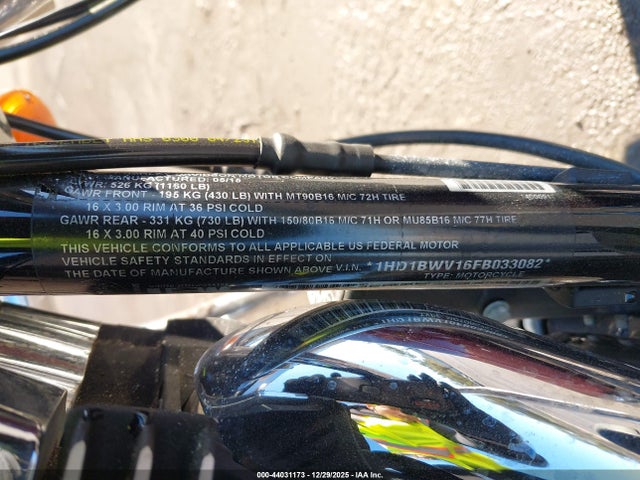 2015 HARLEY-DAVIDSON FLSTC 1HD1BWV16FB033082 Photo 9