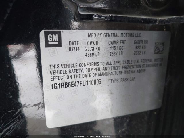 2015 CHEVROLET VOLT 1G1RB6E47FU110005 Photo 8