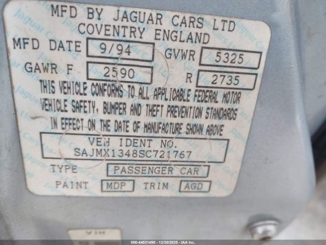 1995 JAGUAR XJ12 SAJMX1348SC721767 Photo 8