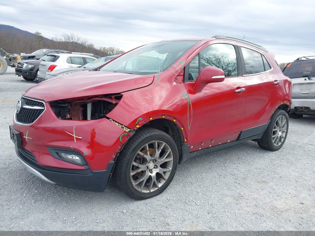 2017 Buick Encore Sport Touring მანქანა იყიდება აუქციონზე, vin: KL4CJ2SB4HB160414, აუქციონის ნომერი: 44031492