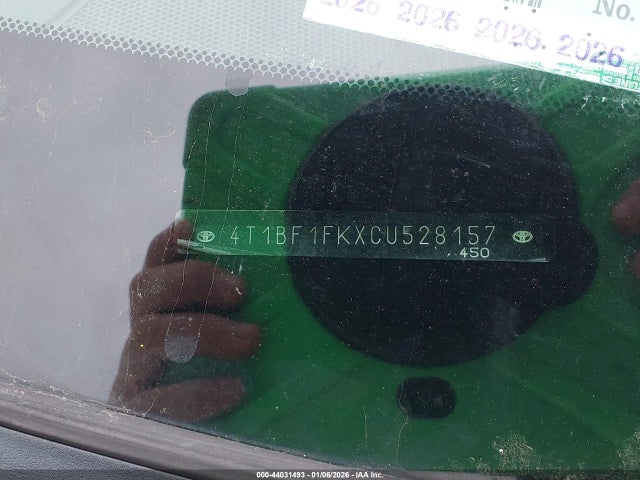 Продажа на аукционе авто 2012 Toyota Camry Le, vin: 4T1BF1FKXCU528157, номер лота: 44031493
