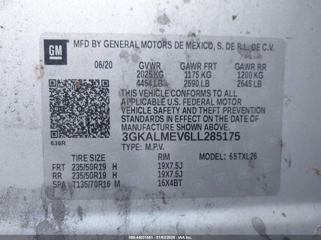 2020 GMC TERRAIN 3GKALMEV6LL285175 Photo 8