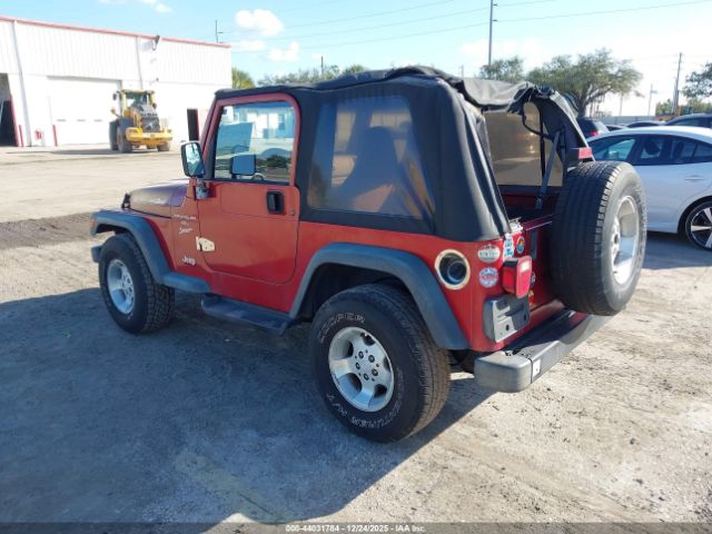 1999 JEEP WRANGLER 1J4FY19S9XP490320 Photo 2