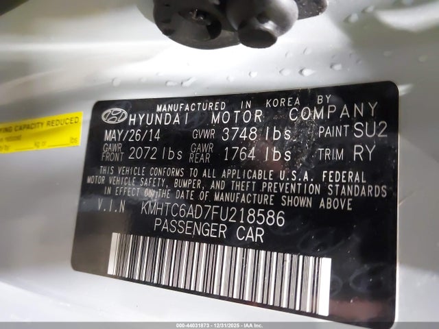KMHTC6AD7FU218586 Hyundai Veloster Flex