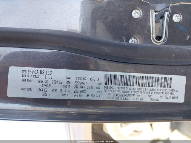 1C4NJRFB2HD210779 Jeep Patriot High Altitude 4x4