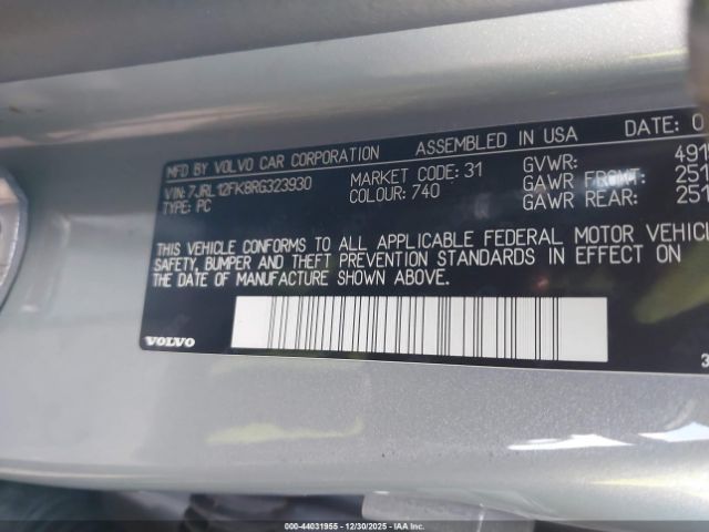 2024 VOLVO S60 7JRL12FK8RG323930 Photo 8