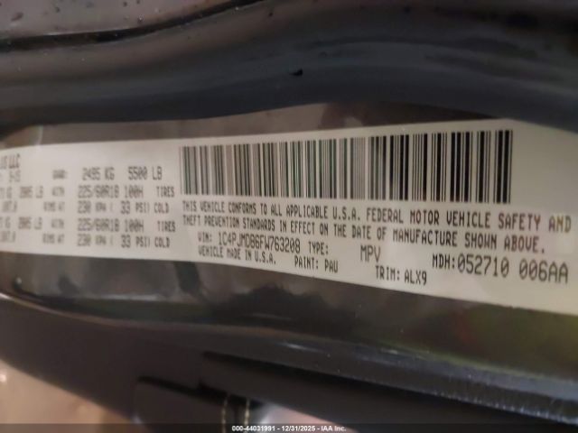 2015 JEEP CHEROKEE 1C4PJMDB6FW763208 Photo 8