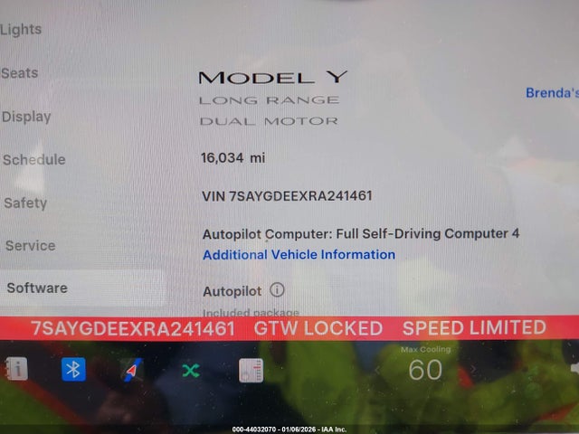 2024 TESLA MODEL Y 7SAYGDEEXRA241461 Photo 6