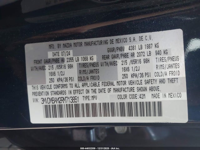 Mazda Cx-30 2.5 S 2024 3MVDMBAM2RM713851 Image 9