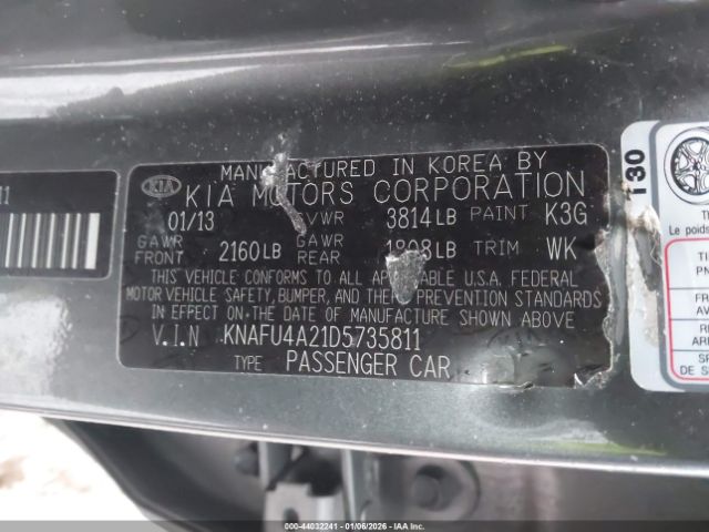 2013 KIA FORTE KNAFU4A21D5735811 Photo 8