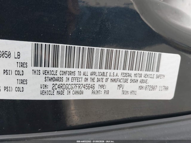 2015 DODGE GRAND CARAVAN 2C4RDGCG7FR745646 Photo 8